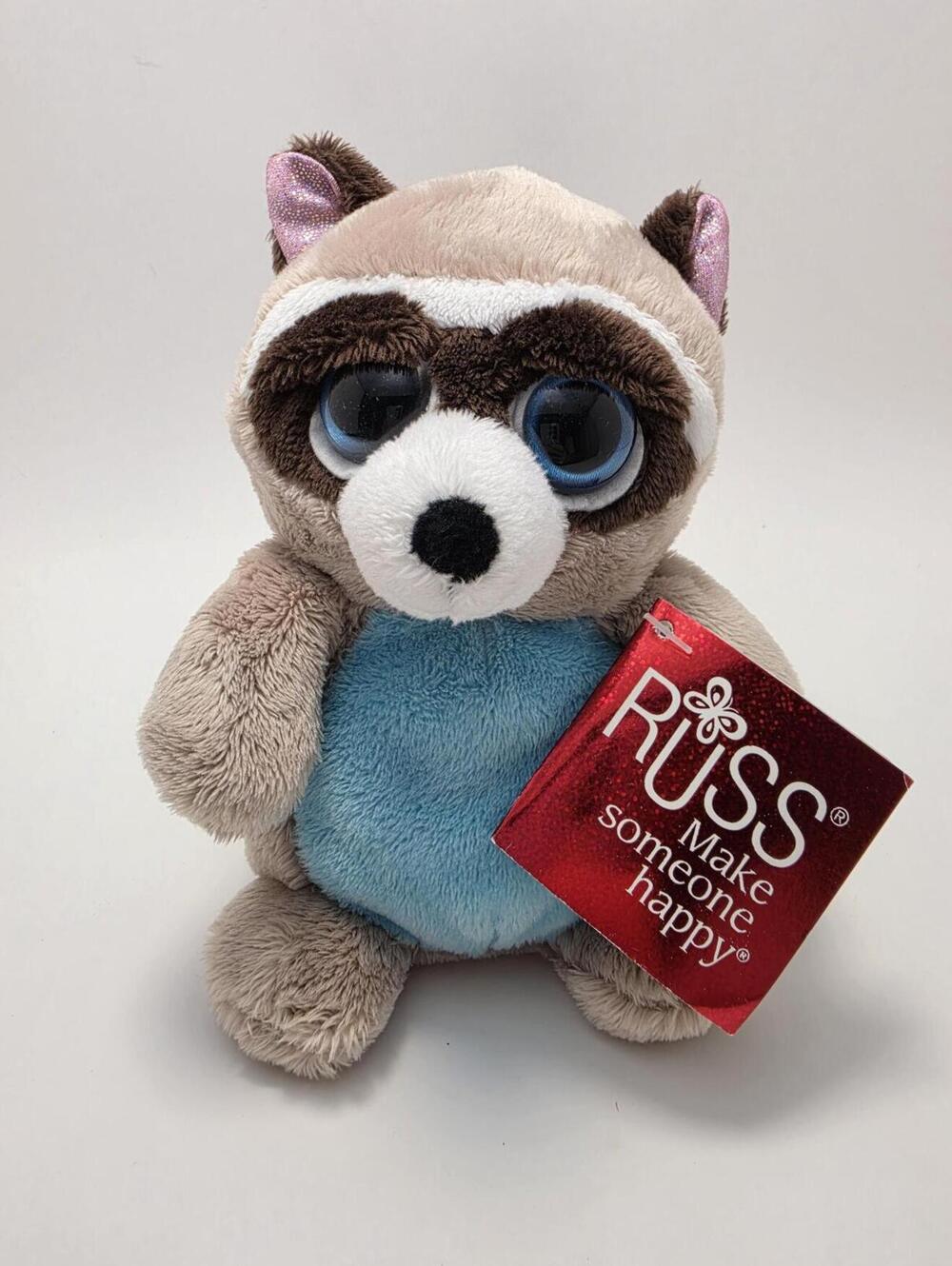 Russ "Scout” the Lil Peepers Racoon New with Tags *Rare* (6 inch)